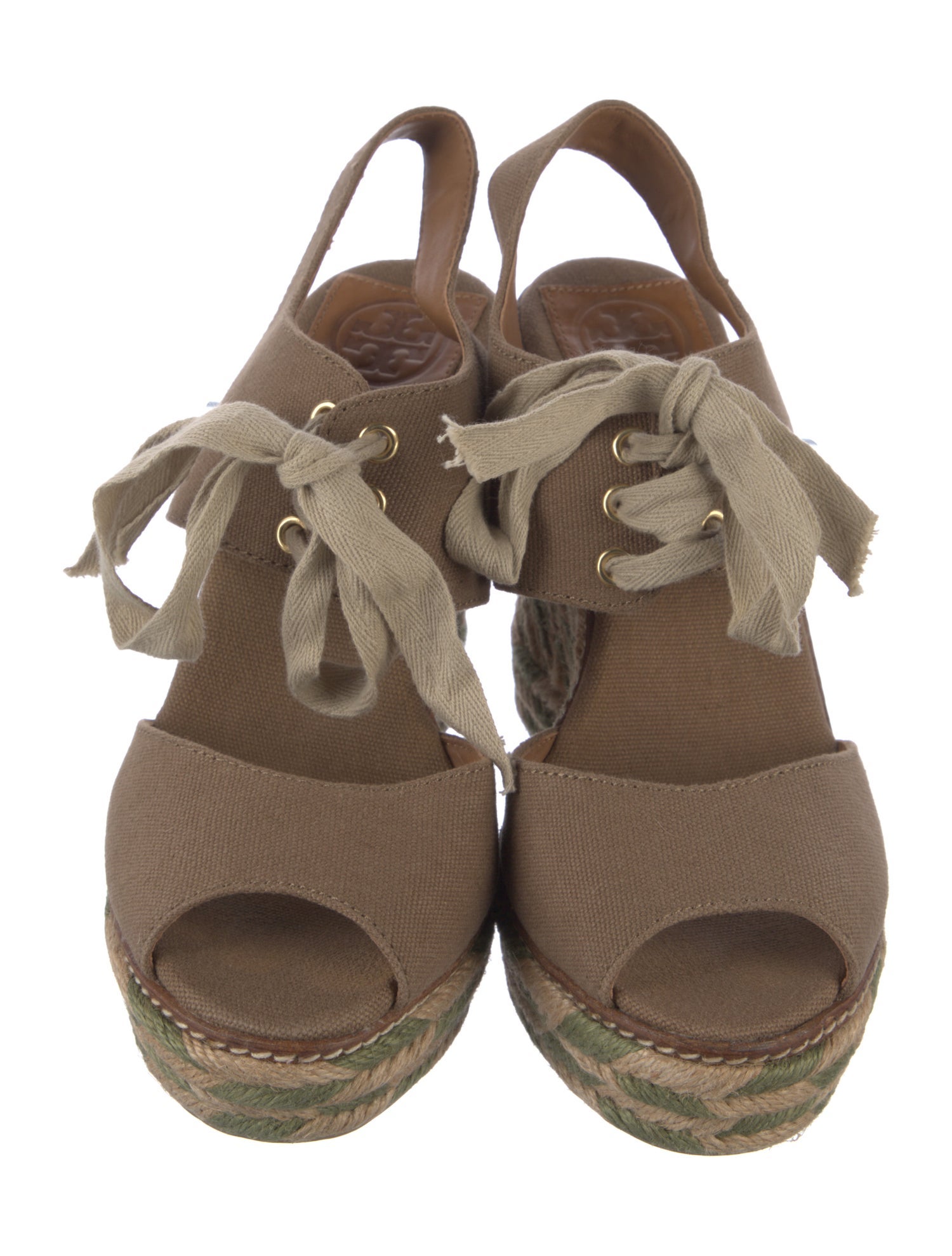 Tory Burch Canvas Printed Espadrilles